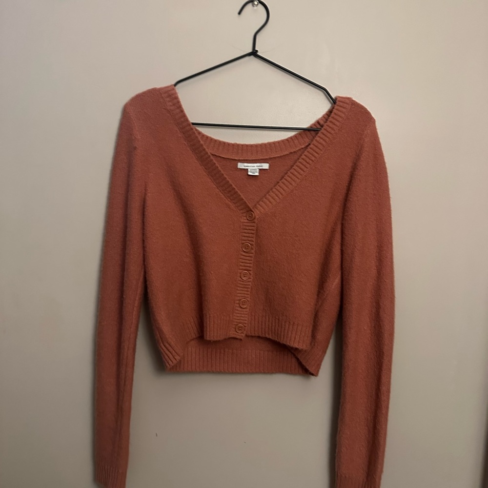 American Eagle Button-Front Cardigan Sweater